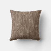 幻想的な農村の木目調の森 クッション (裏面)