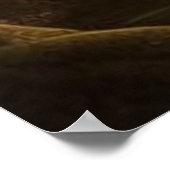 幻想的な都市は、川の橋は、建物 ポスター (角)