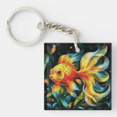 幻想的な金魚の世界 キーホルダー (正面)