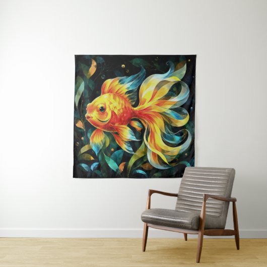 幻想的な金魚の世界 タペストリー (インサイチュ)