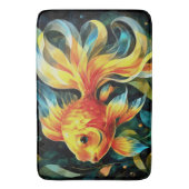 幻想的な金魚の世界 バスマット (正面縦)