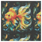 幻想的な金魚の世界 ファブリック (クローズアップ)