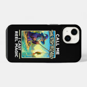 幻想的な釣り魔法使い iPhoneケース (裏面横)