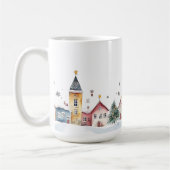 幻想的な雪の村 コーヒーマグカップ (左)
