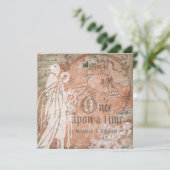 幻想的な雪片が1回アクタイム招待状 招待状 (スタンド正面)