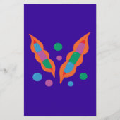 幻想的な顔 便箋 (正面)