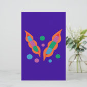 幻想的な顔 便箋 (スタンド正面)