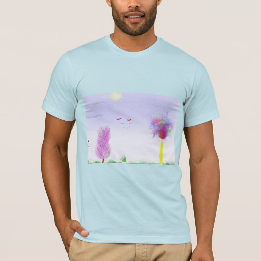 幻想的な風景の逃避行 Tシャツ (正面)