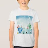幻想的な風景 トライブレンドTシャツ (正面)