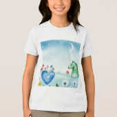 幻想的な風景 トライブレンドTシャツ (正面)