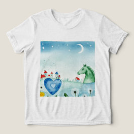 幻想的な風景 トライブレンドTシャツ