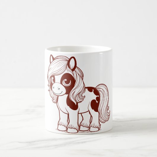 幻想的な馬のマグカップ コーヒーマグカップ (中央)