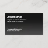 幻想的な魔術師 コーリングカード (裏面)