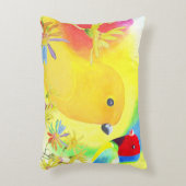 幻想的な鳥 アクセントクッション (正面(垂直))