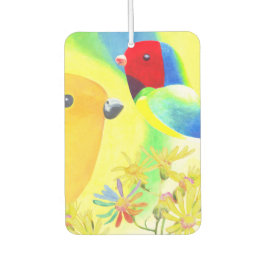 幻想的な鳥 カーエアーフレッシュナー