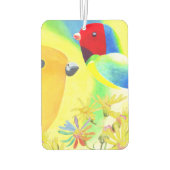 幻想的な鳥 カーエアーフレッシュナー (裏面)