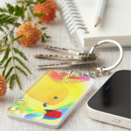 幻想的な鳥 キーホルダー