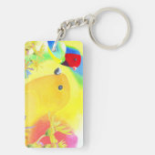 幻想的な鳥 キーホルダー (裏面)