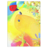 幻想的な鳥 クリップボード (裏面)