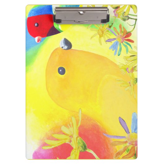 幻想的な鳥 クリップボード (正面)