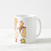 幻想的な鳥 コーヒーマグカップ (正面右)