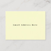 幻想的な鳥 コーリングカード (裏面)