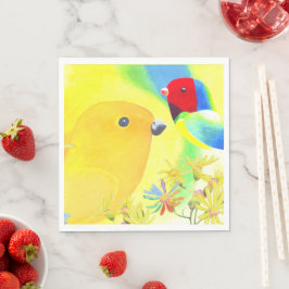 幻想的な鳥 スタンダードランチョンナプキン