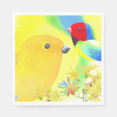 幻想的な鳥 スタンダードランチョンナプキン (正面)