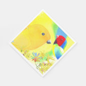 幻想的な鳥 スタンダードランチョンナプキン (角)