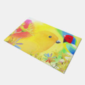 幻想的な鳥 ドアマット (アングル)