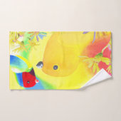 幻想的な鳥 ハンドタオル (ハンドタオル)