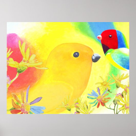 幻想的な鳥 ポスター (正面)