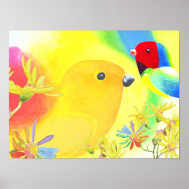 幻想的な鳥 ポスター