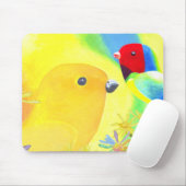 幻想的な鳥 マウスパッド (マウス)