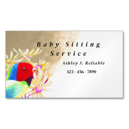 幻想的な鳥 マグネット名刺