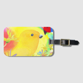 幻想的な鳥 ラゲッジタグ