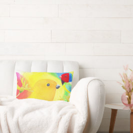 幻想的な鳥 ランバークッション