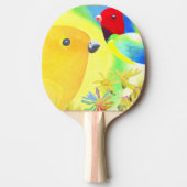 幻想的な鳥 卓球ラケット (正面)
