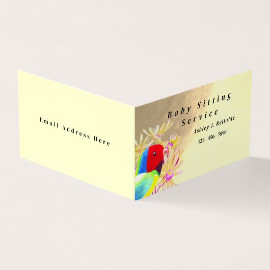 幻想的な鳥 名刺 (外部)