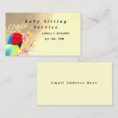 幻想的な鳥 名刺 (正面/裏面)