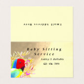 幻想的な鳥 名刺 (外部フラット)