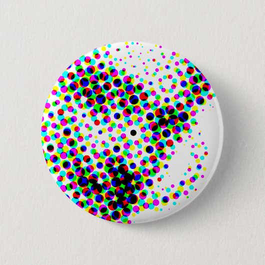 幻想的な 缶バッジ (正面)