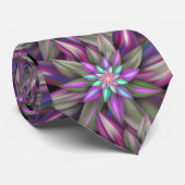 幻想的カラフルな異国花 ネクタイ (ロール)