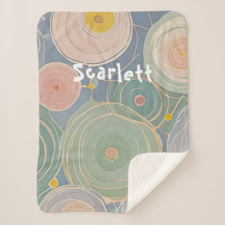 幻想的パステル旋風 シェルパブランケット
