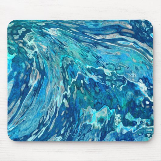 幻想的抽象芸術波 マウスパッド (正面)