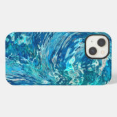 幻想的抽象芸術波 iPhoneケース (裏面横)