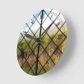 幻想的縁どな:妖精のランドクロック ラウンド壁時計 (傾斜)