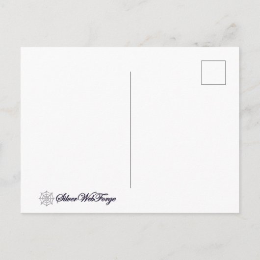 幻想的縁どな:妖精の土地のはがき ポストカード (裏面)