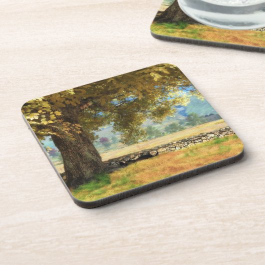 幻想的：ブナの木の下のコルクコースター コースター (左側)