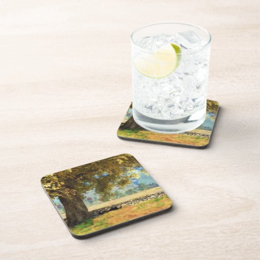 幻想的：ブナの木の下のコルクコースター コースター (右側)